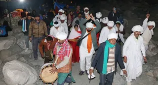 रानीबाग चित्रशिला घाट पहुंचे कत्यूरी वंशज। जागरण