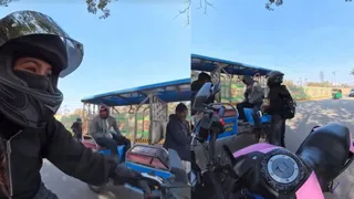 गुरुग्राम में एक महिला बाइकर ने सड़क पर अश्लील इशारे करने वाले युवक को थप्पड़ जड़ दिया। सोशल मीडिया