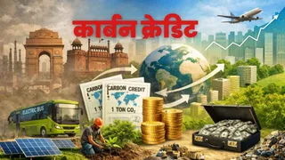 दिल्ली सरकार लेकर आई कार्बन क्रेडिट मोनेटाइजेशन पॉलिसी। फोटो (AI जनरेटेड)
