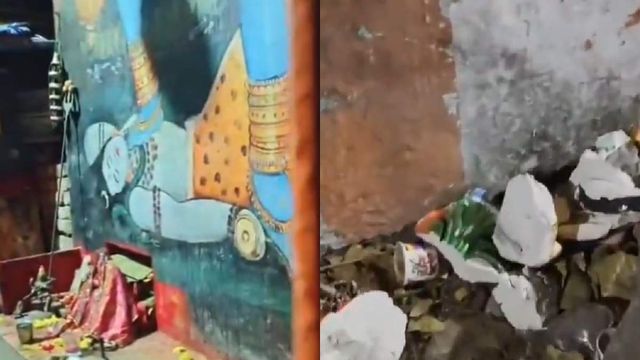मंदिर में तोड़फोड़ के बाद हैदराबाद में हंगामा, मौके पर पहुंचे ओवैसी तो बीजेपी ने कांग्रेस सरकार को घेरा