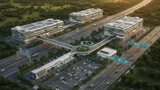 NHAI दिल्ली-देहरादून एक्सप्रेसवे पर तीन अत्याधुनिक पार्किंग हब बनाएगा। एआई जेनरेटेड सांकेतिक तस्वीर