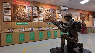मेरठ छावनी में बने सैन्य म्यूजियम में दर्शाया गया है भारतीय सेना के पराक्रम का इतिहास। जागरण