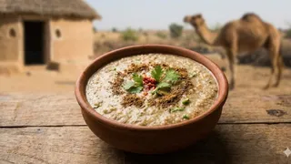 कैसे बनती है राजस्थान की कुटेड़ी राबड़ी? (AI Generated Image)