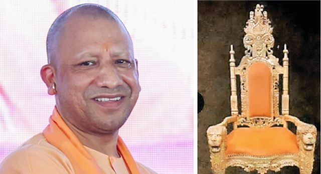 सीएम योगी को दिया देवभूमि के देवदार से बना आस्था का सिंहासन, बिखर रही खास सुगंध
