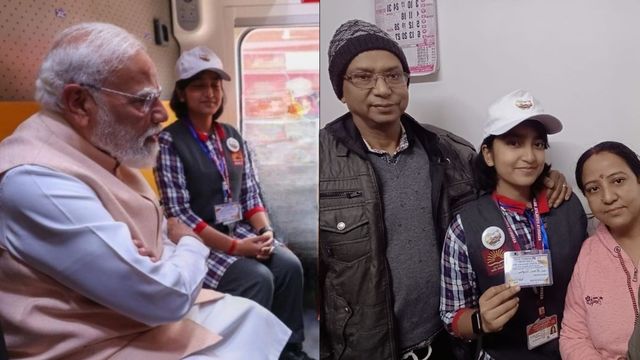 दारु की बेटी एन्वी सिन्हा ने PM Modi को सुनाई कविता, प्रधानमंत्री ने की जमकर तारीफ
