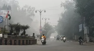 रोहतक में शुक्रवार को मौसम बदला (फोटो: जागरण)