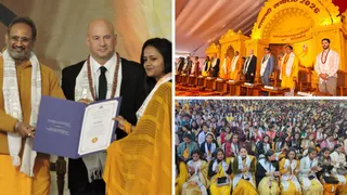 हरिद्वार स्थित जीवन विद्या आलोक केन्द्र देवसंस्कृति विश्वविद्यालय का सातवां समावर्तन समारोह आयोजित।