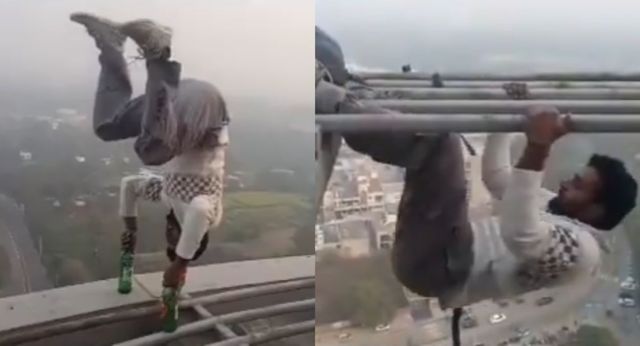 हरियाणा: सोशल मीडिया पर फेमस होने के लिए दी मौत को चुनौती, युवक का 'टावर स्टंट' देख कांप जाएगी रूह