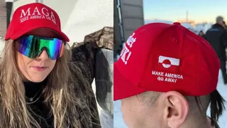 ग्रीनलैंड के लोगों ने उड़ाया ट्रंप के नारे का मजाक, टोपी पहनकर कसा तंज