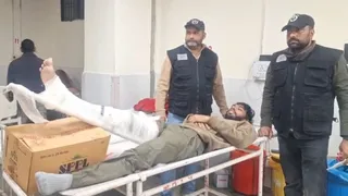 पुलिस से मुठभेड़ में घायल शूटर अमन। सौजन्य पुलिस