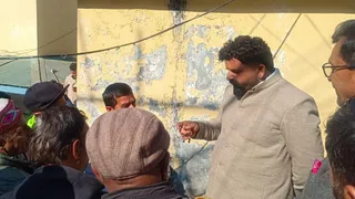 चंबा न्यायालय में पहुंचे चुराह से भाजपा विधायक हंसराज। जागरण