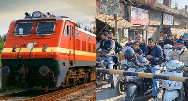 आम लोगों के लिए मुसीबत बना रेल ट्रायल, फाटक बंद होने से दो हिस्सों में बंटा पठानकोट; घंटों लगा रहा जाम
