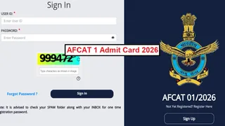 AFCAT 1 2026 Admit Card Link