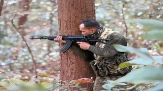 झारखंड पुलिस और सीआरपीएफ का इतिहास में सबसे बड़ा अभियान। (फोटो सोर्स: पुलिस)