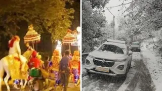 Snowfall In Uttarakhand सांकेतिक तस्वीर।