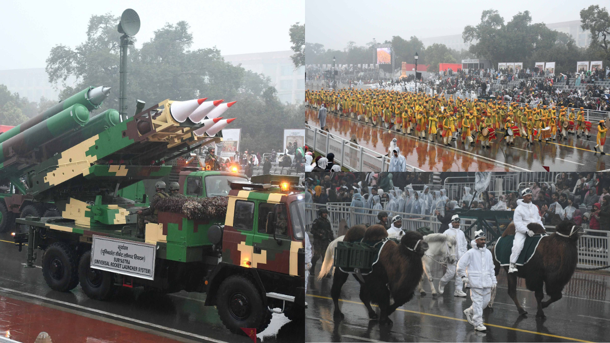 Photos: कर्तव्य पथ पर देशभक्ति की गूंज, फुल ड्रेस रिहर्सल में दिखी सैन्य शक्ति और सांस्कृतिक विविधता