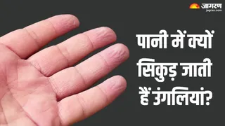 पानी में ज्यादा देर हाथ रहने से उंगलियां सिकुड़ने के कारण (Picture Credit - Canva)