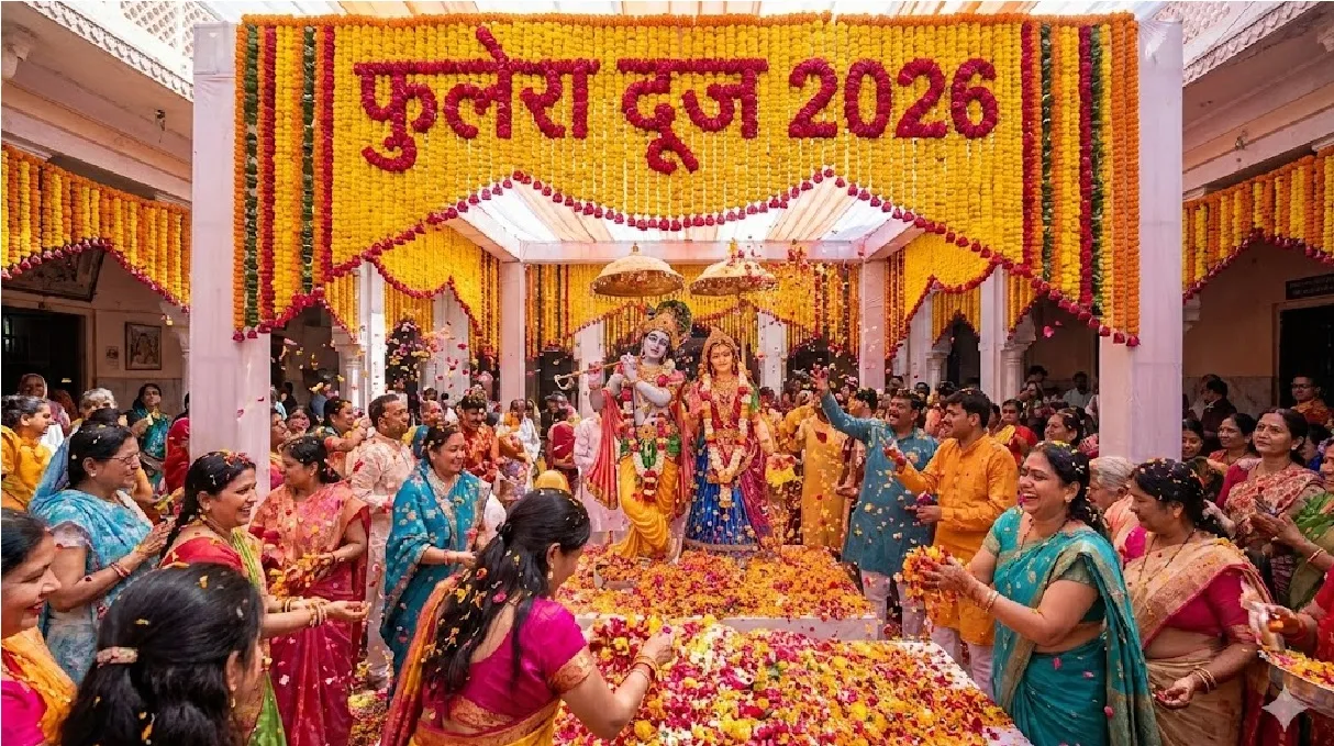 Phulera Dooj 2026 Date: फाल्गुन में कब है फुलेरा दूज? अभी नोट करें तिथि और  शुभ मुहूर्त - phulera dooj 2026 date and shubh muhurat know more details