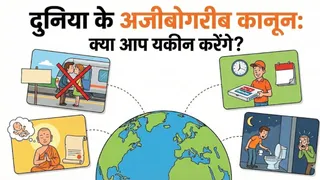 दुनिया के सबसे अजीब कानून: पुनर्जन्म से लेकर गंदी कार चलाने तक पर पाबंदी (Picture Credit- AI Generated)