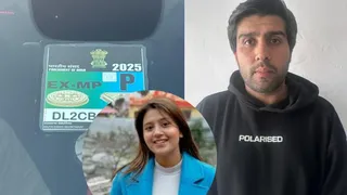 पूर्व सांसद का फर्जी पास लगी कार के साथ अंजली अरोड़ा के ब्वायफ्रेंड आकाश संसनवाल
