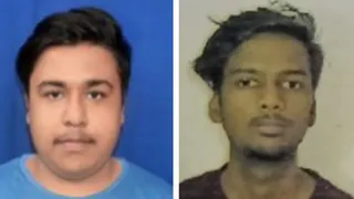 मयंक और पार्थ के फाइल फोटो - - आरोपित चालक ट्रक को लेकर हुआ फरार
