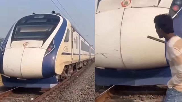 रेड सिग्नल पर रुकी थी वंदे भारत; लड़कों ने एडिट कर वायरल क‍िया वीडि‍यो, 5 पर एफआईआर 
