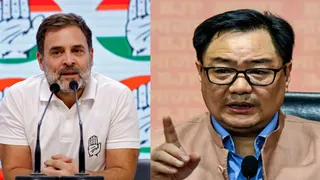 किरेन रिजिजू ने राहुल गांधी पर साधा निशाना (फोटो-रॉयटर्स)