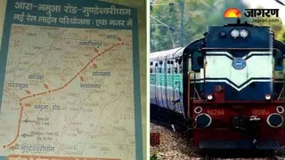 रेल प्रोजेक्ट का नक्शा। सांकेतिक तस्वीर