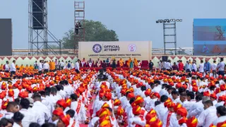 भक्ति और श्रद्धा के अलौकिक वातावरण (फोटो: जागरण)