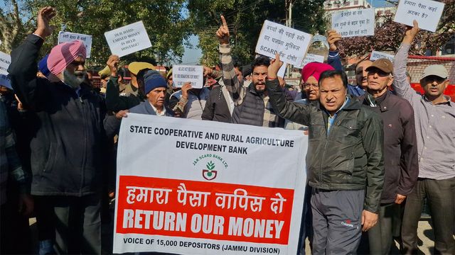 scard bank investors face delay jk govt assures safety