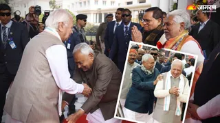 नीतीश के दो अलग रंग