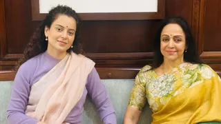 कंगना रनौत और हेमा मालिनी (फोटो क्रेडिट- इंस्टाग्राम)
