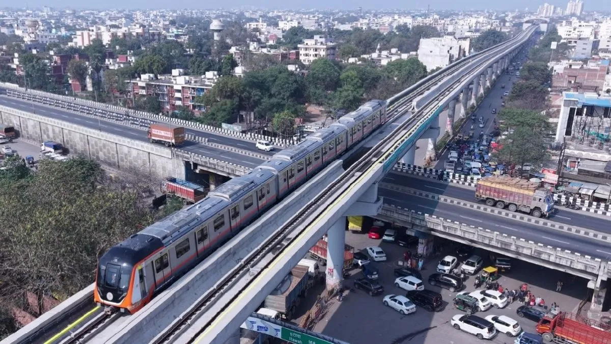 कानपुर सेंट्रल–नौबस्ता मेट्रो 'अप-लाइन' पर शुरू हुआ टेस्ट रन, 10 लाख की  आबादी को होगा फायदा - kanpur metro test run central to naubasta line begins