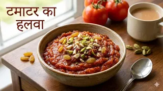 इन आसान स्टेप्स से घर पर झटपट बनाएं टमाटर का हलवा (Picture Courtesy: AI Generated)