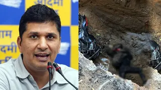 जनकपुरी में गड्ढे में गिरकर बाइक सवार की मौत पर सौरभ भारद्वाज ने दिल्ली सरकार को घेरा। फाइल फोटो