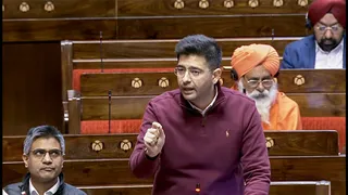 आप सांसद ने राज्यसभा में उठाया खाद्य पदार्थों में मिलावट का मुद्दा (फोटो- वीडियो ग्रैब)