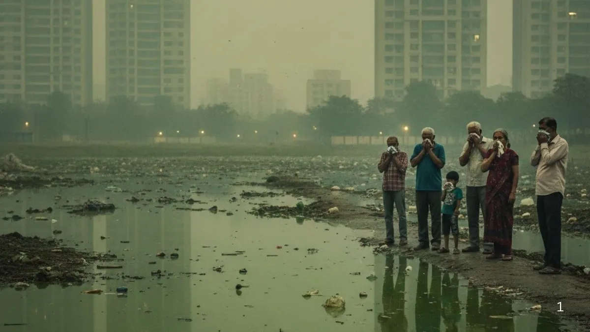 नोएडा सेक्टर 70 में सीवरेज ओवरफ्लो से बिगड़े हालात, ग्रीन बेल्ट और स्वास्थ्य  पर मंडराया खतरा - Noida Sector 70 Sewer Overflow Green Belt Damage Health  Risk