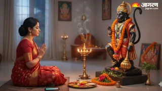क्या महिलाएं नहीं छू सकती बजरंगबली के पैर? (Image Source: AI-Generated)