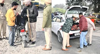 बठिंडा पुलिस ने कानून-व्यवस्था मजबूत करने के लिए 'ऑपरेशन प्रहार 2.0' शुरू किया है (फोटो: जागरण)