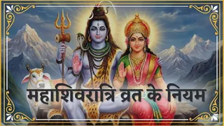 Mahashivratri Vrat Niyam 2026: महाशिवरात्रि व्रत नियम। (Ai Generated Image)