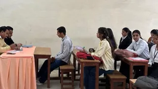जवाहर लाल नेहरू कॉलेज में मेगा रोजगार मेला का आयोजन।
