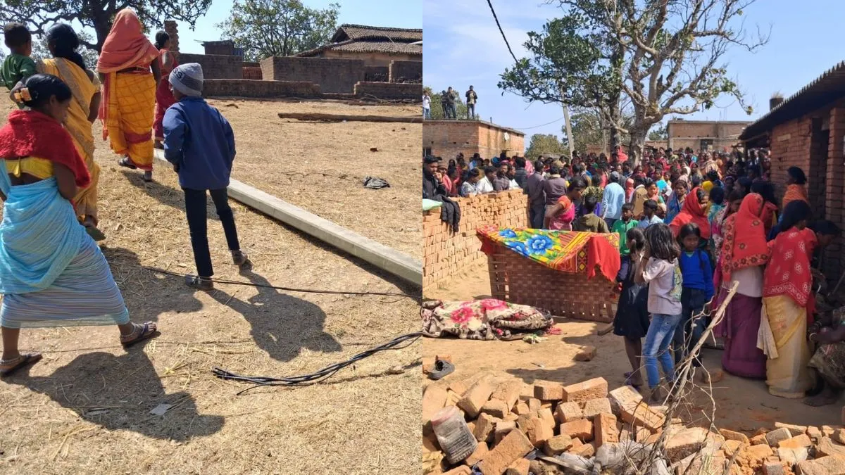 हजारीबाग में हाथियों ने घर तोड़े, दौड़ाकर कुचला; किसी ने छत पर चढ़ तो किसी  ने दीवार फांद बचाई जान - hazaribagh elephant attack 6 dead in gondwar  village tragedy