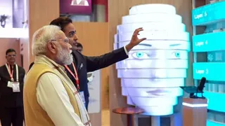 एआई समिट के दौरान पीएम मोदी