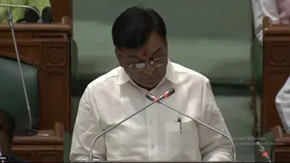 विधानसभा में बजट पेश करते वित्त मंत्री जगदीश देवड़ा।