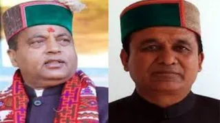 हिमाचल प्रदेश के नेता प्रतिपक्ष जयराम ठाकुर और राजस्व मंत्री जगत सिंह नेगी। जागरण आर्काइव