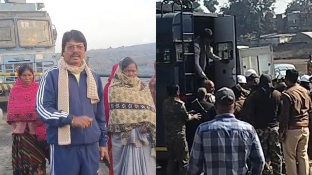 पूर्व मंत्री योगेंद्र साव को पत्नी के साथ पुलिस ने हिरासत में लिया, हजारीबाग में दे रहे थे धरना