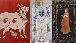 राजस्थानी और मेवाड़ शैली से प्रभावित है यह कला