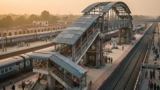 Fob Ramp अमृत भारत परियोजना से बदला सोनीपत रेलवे स्टेशन का रूप, नए FOB से मरीजों ...