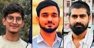 अंकुश दुबे, श्रेष्ठ बाजपेयी, प्रांजुल चतुर्वेदी। सौ. स्वजन