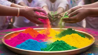 सावधानी के साथ मनाएं होली - एआई जनरेटेड तस्वीर